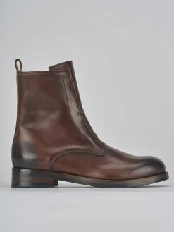 Stivaletti tacco 2cm pelle Donna Stivaletti Tacco Basso