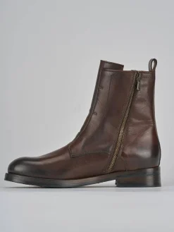 Stivaletti tacco 2cm pelle Donna Stivaletti Tacco Basso