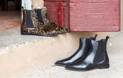 Online Stivaletti tacco 2cm pelle Donna Stivaletti Tacco Basso