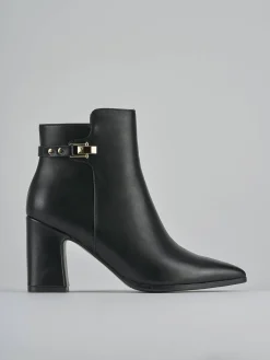 Clearance Stivaletti tacco 7cm pelle Donna Stivaletti Tacco Alto