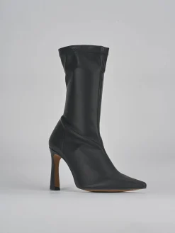 New Stivaletti tacco 9cm pelle Donna Stivaletti Tacco Alto