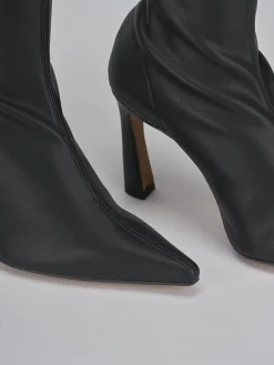 New Stivaletti tacco 9cm pelle Donna Stivaletti Tacco Alto