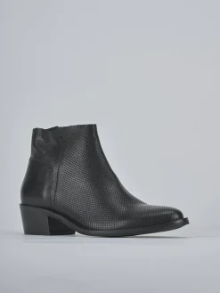 Hot Stivaletti tacco 4cm pelle Donna Stivaletti Tacco Basso