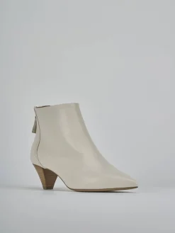 Stivaletti tacco 5cm pelle Donna Stivaletti Tacco Alto