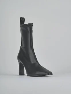 New Stivaletti tacco 8cm pelle Donna Stivaletti Tacco Alto