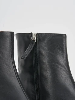 New Stivaletti tacco 5cm pelle Donna Stivaletti Tacco Alto