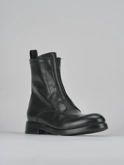 Hot Stivaletti tacco 2cm pelle Donna Stivaletti Tacco Basso