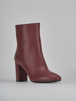 Online Stivaletti tacco 8cm pelle bordo' Donna Stivaletti Tacco Alto