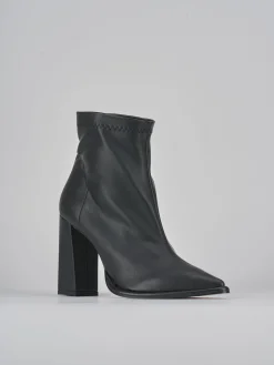 Outlet Stivaletti tacco 9cm pelle Donna Stivaletti Tacco Alto