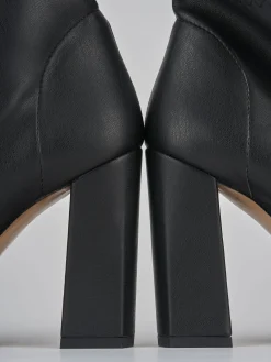 Outlet Stivaletti tacco 9cm pelle Donna Stivaletti Tacco Alto