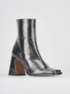 Stivaletti tacco 7cm pelle Donna Stivaletti Tacco Alto