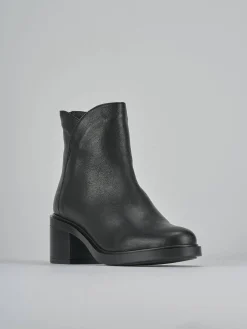 Clearance Stivaletti tacco 4cm pelle Donna Stivaletti Tacco Basso