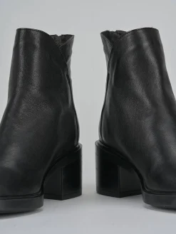 Clearance Stivaletti tacco 4cm pelle Donna Stivaletti Tacco Basso