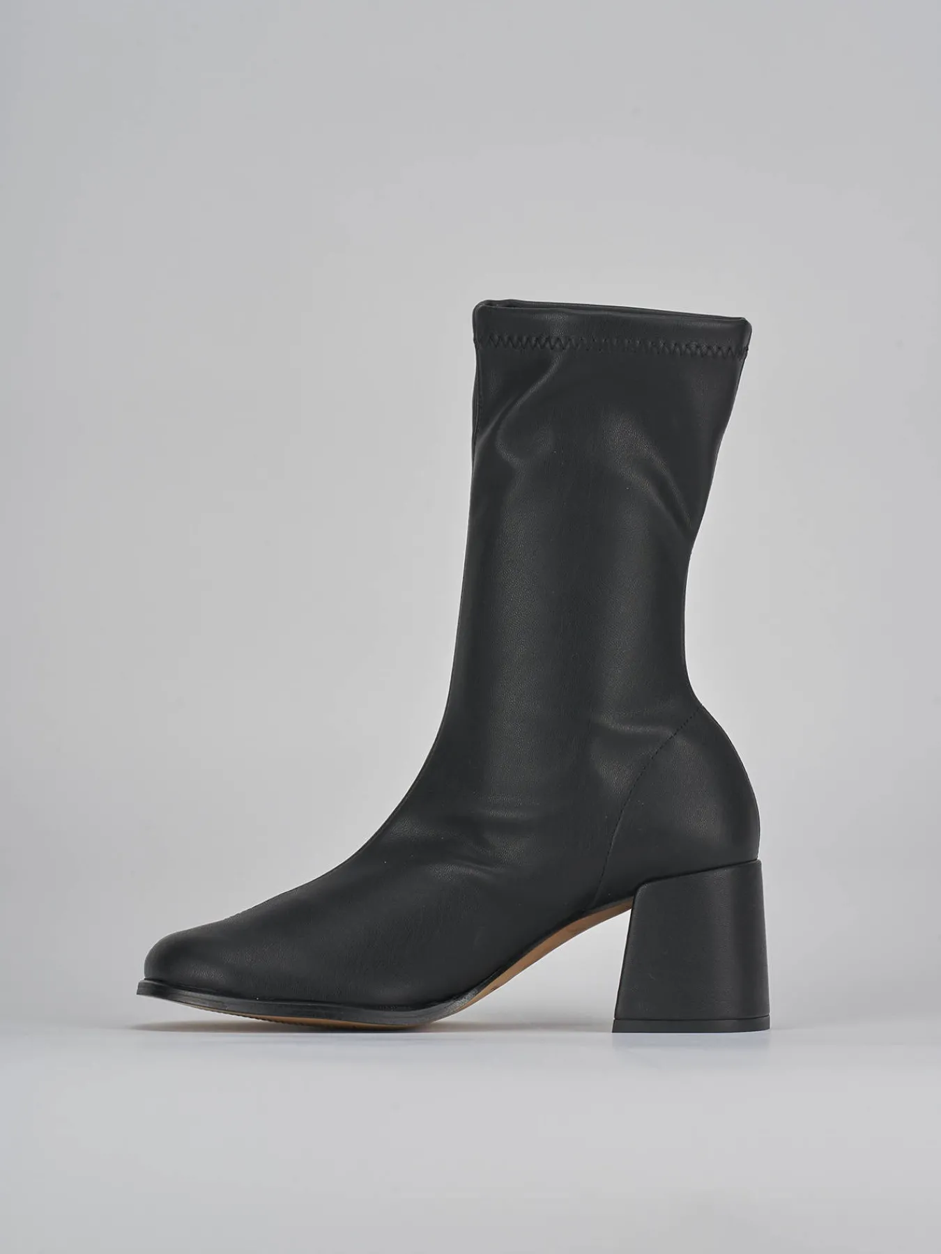 Stivaletti tacco 7cm pelle Donna Stivaletti Tacco Alto