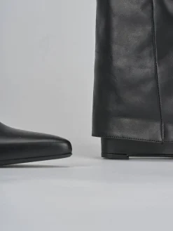 Outlet Stivaletti tacco 9cm pelle Donna Stivaletti Tacco Alto