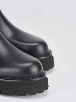 Clearance Stivaletti tacco 2cm pelle Donna Stivaletti Tacco Basso