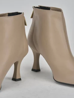 Discount Stivaletti tacco 7cm pelle Donna Stivaletti Tacco Alto