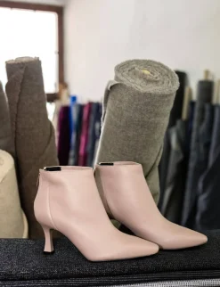 Discount Stivaletti tacco 7cm pelle Donna Stivaletti Tacco Alto