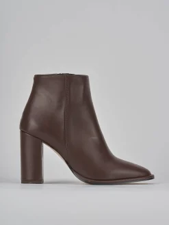 Sale Stivaletti tacco 8cm pelle testa Donna Stivaletti Tacco Alto