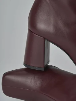 Best Stivaletti tacco 7cm pelle bordo' Donna Stivaletti Tacco Alto