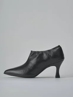 New Stivaletti tacco 7cm pelle Donna Stivaletti Tacco Alto