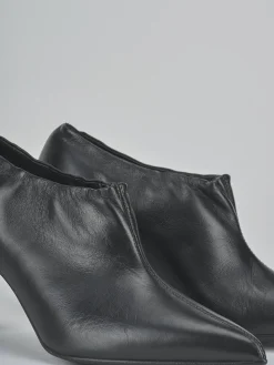 New Stivaletti tacco 7cm pelle Donna Stivaletti Tacco Alto