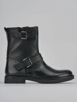 Online Stivaletti tacco 2cm pelle Donna Stivaletti Tacco Basso