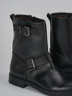 Online Stivaletti tacco 2cm pelle Donna Stivaletti Tacco Basso