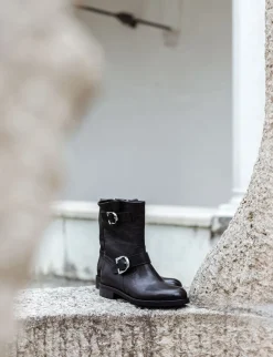 Best Stivaletti tacco 1cm pelle Donna Stivaletti Tacco Basso