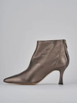 Discount Stivaletti tacco 7cm pelle testa Donna Stivaletti Tacco Alto