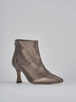 Discount Stivaletti tacco 7cm pelle testa Donna Stivaletti Tacco Alto