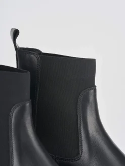 Stivaletti tacco 3cm pelle Donna Stivaletti Tacco Basso