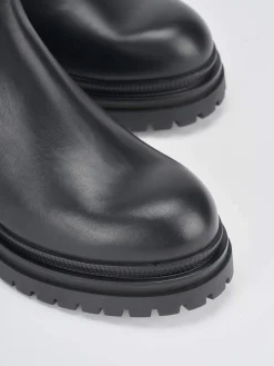 Stivaletti tacco 3cm pelle Donna Stivaletti Tacco Basso