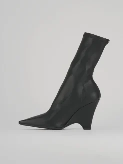 Outlet Stivaletti tacco 9cm pelle Donna Stivaletti Tacco Alto