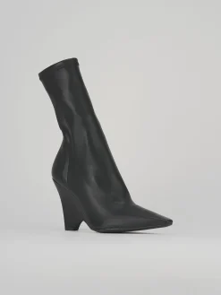 Outlet Stivaletti tacco 9cm pelle Donna Stivaletti Tacco Alto