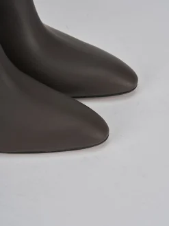 Online Stivaletti tacco 5cm pelle testa Donna Stivaletti Tacco Alto