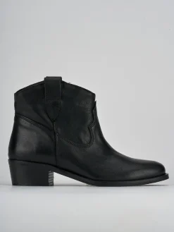 Stivaletti tacco 3cm pelle Donna Stivaletti Tacco Basso