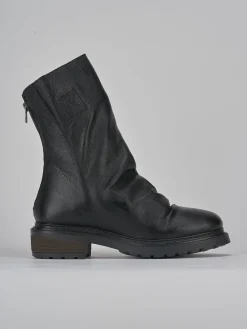 New Stivaletti tacco 1cm pelle Donna Stivaletti Tacco Basso