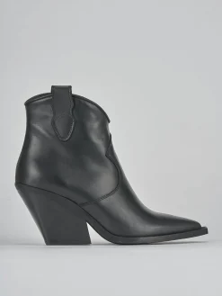 Clearance Stivaletti tacco 7cm pelle Donna Stivaletti Tacco Alto