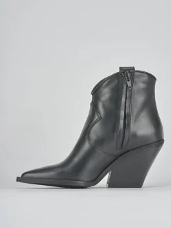 Clearance Stivaletti tacco 7cm pelle Donna Stivaletti Tacco Alto