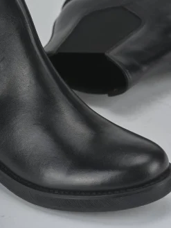 Stivaletti tacco 1cm pelle Donna Stivaletti Tacco Basso