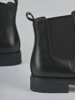 Stivaletti tacco 1cm pelle Donna Stivaletti Tacco Basso