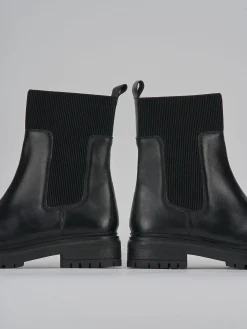 Stivaletti tacco 1cm pelle Donna Stivaletti Tacco Basso