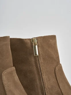 Discount Stivaletti tacco 4cm pelle Donna Stivaletti Tacco Basso