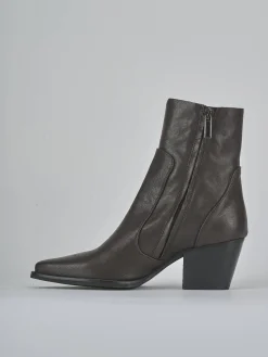 Hot Stivaletti tacco 7cm pelle testa Donna Stivaletti Tacco Alto