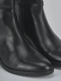 Outlet Stivaletti tacco 4cm pelle Donna Stivaletti Tacco Basso