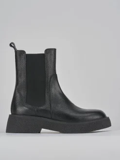 Stivaletti tacco 2cm pelle Donna Stivaletti Tacco Basso