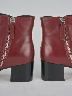 Hot Stivaletti tacco 5cm pelle Donna Stivaletti Tacco Alto