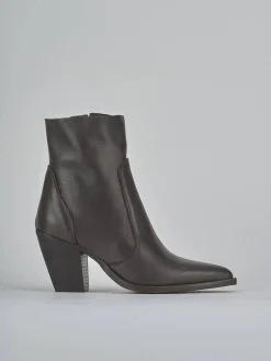 New Stivaletti tacco 6cm pelle testa Donna Stivaletti Tacco Alto