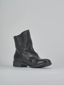 Stivaletti tacco 2cm pelle Donna Stivaletti Tacco Basso